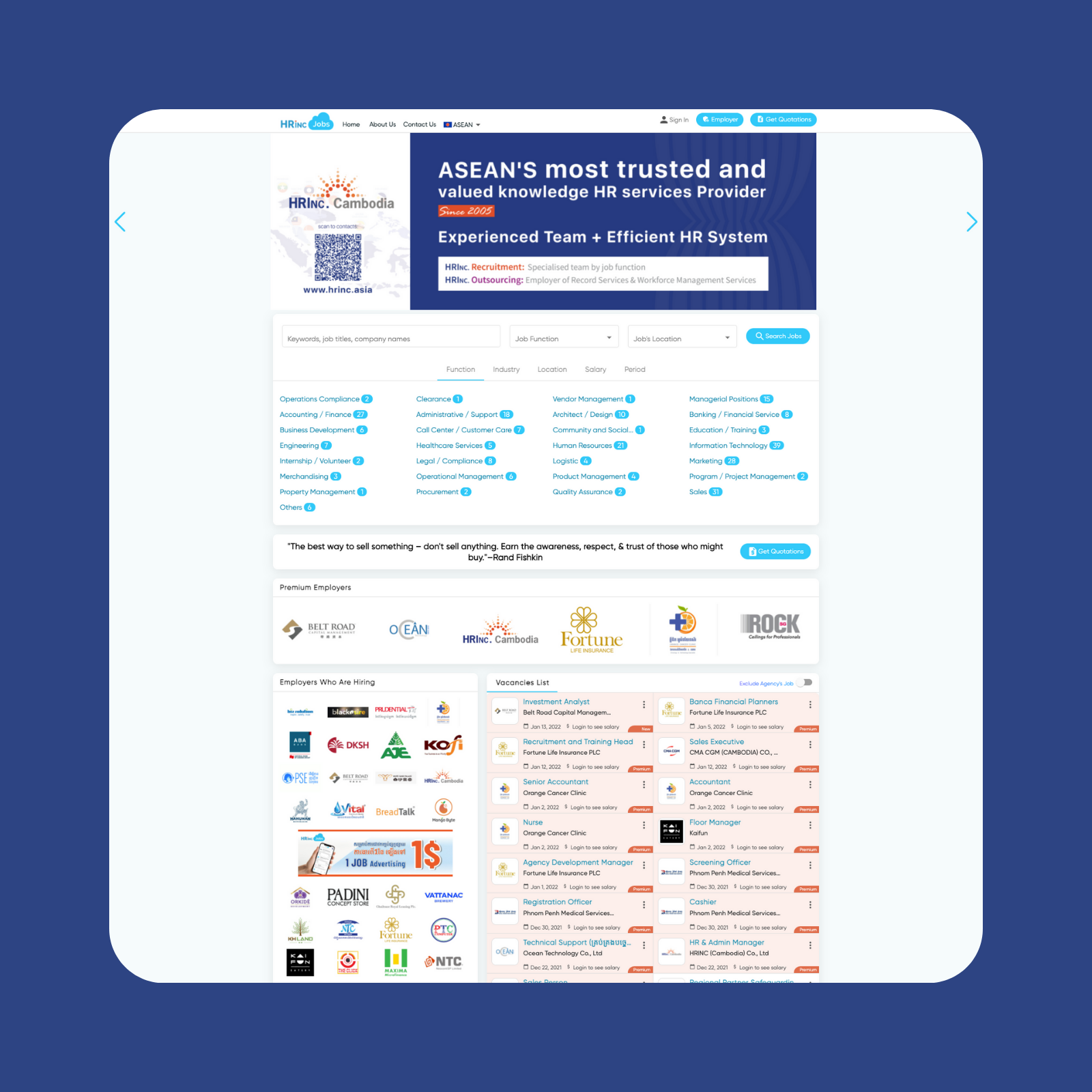 HRINC Jobs Portal